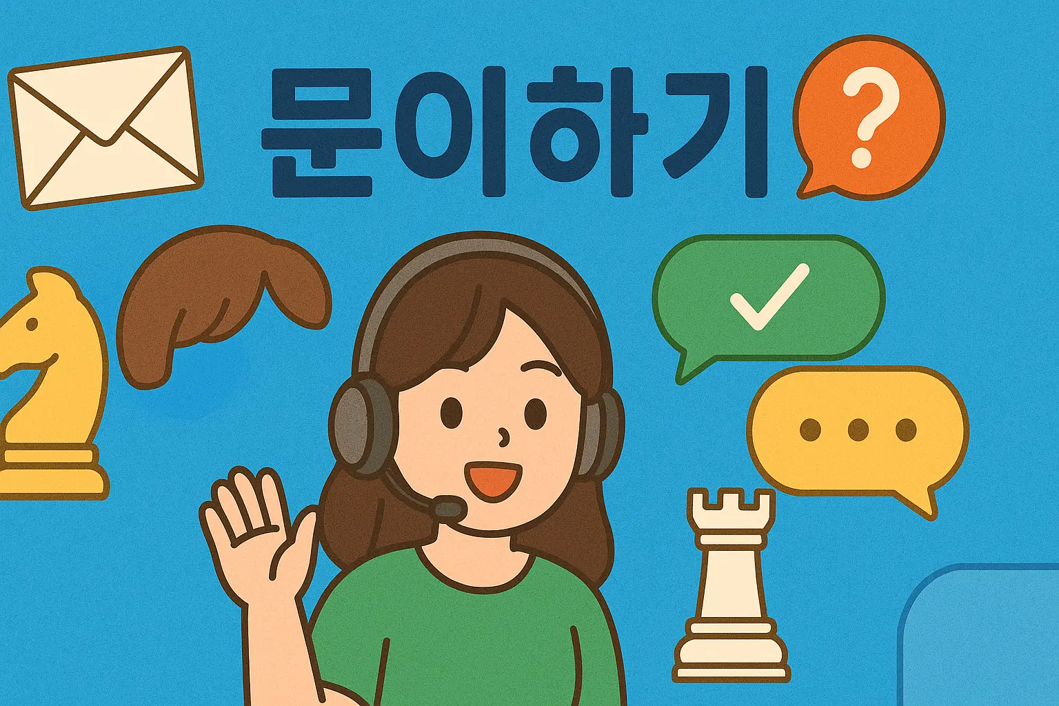 문의하기 배경